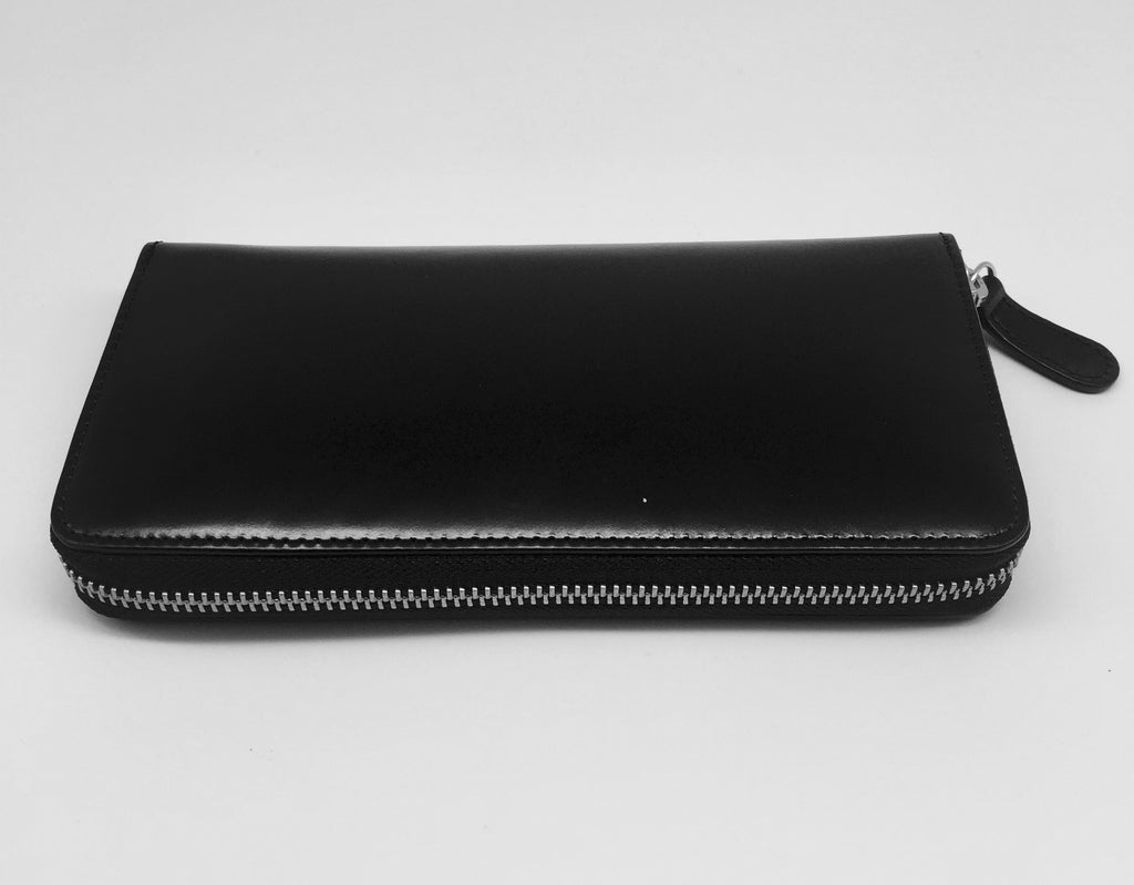 Leather Ladies Black Wallet Mondopiero