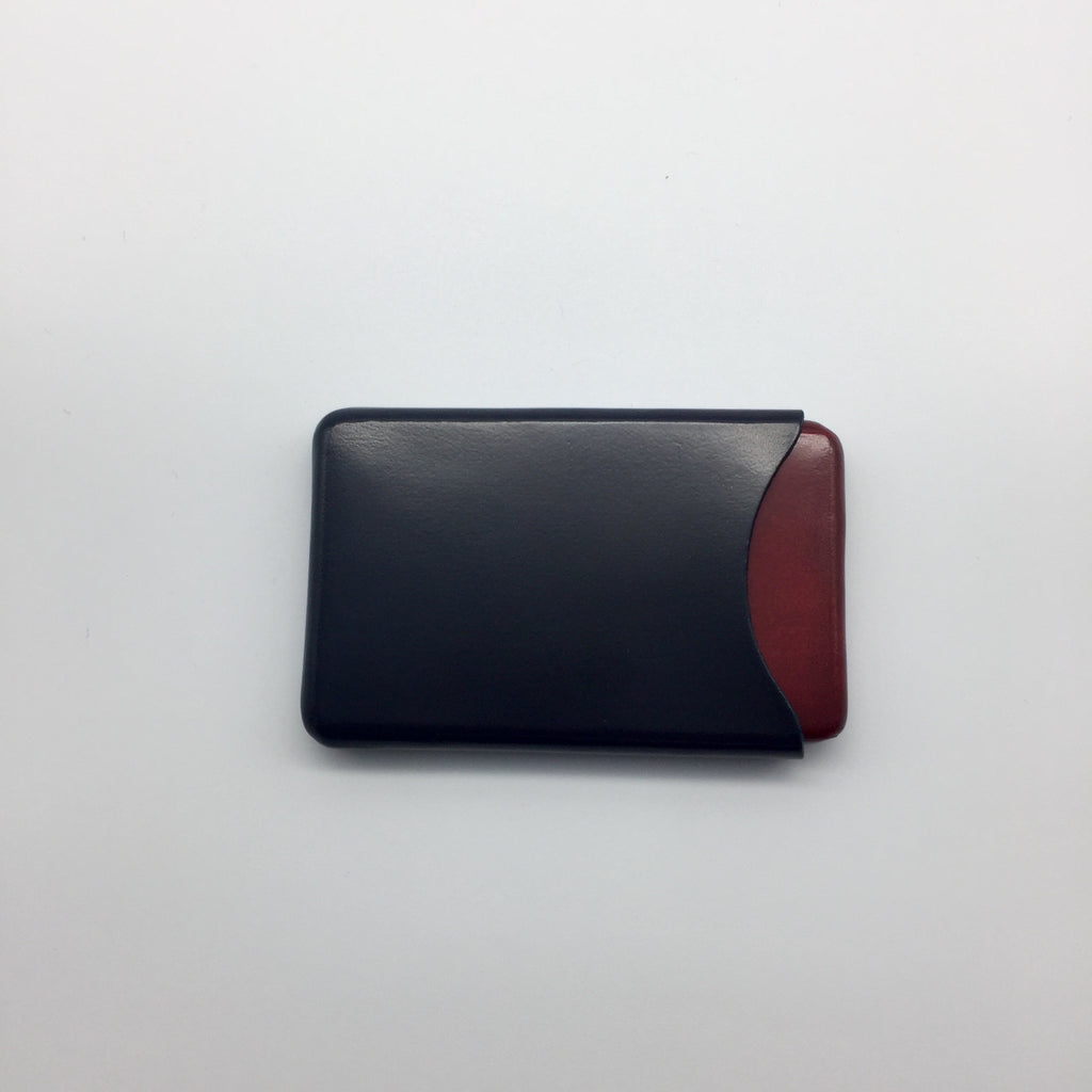 Sliding business shop card holder