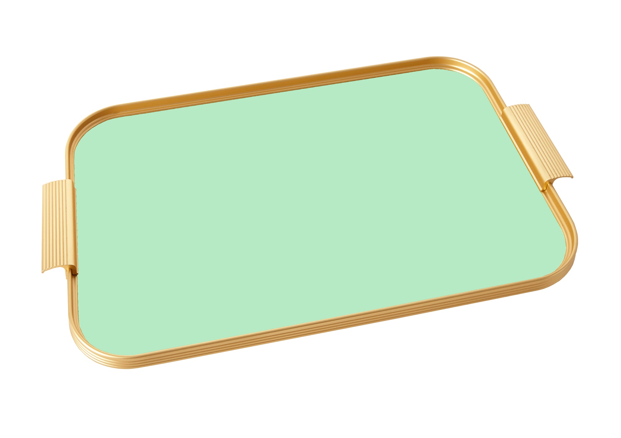 Kaymet London Ltd - Ribbed Smooth Tray - Gold, 510x330mm - Mondopiero